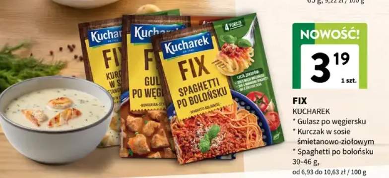 Fix Kucharek spaghetti po bolońsku