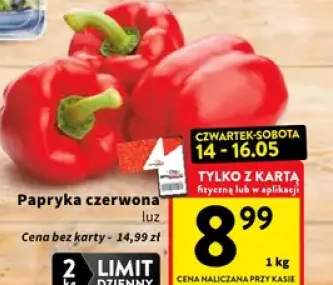 Papryka czerwona luz
