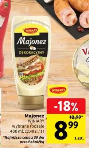 Majonez Winiary dekoracyjny wybrane rodzaje