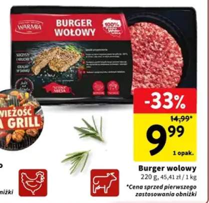Burger wołowy Warmia