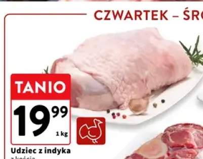Udziec z indyka z kością