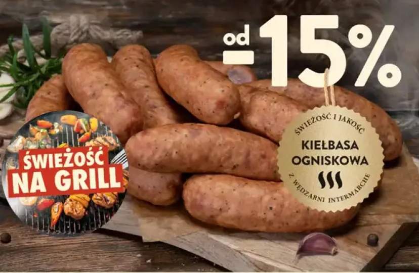 Kiełbasa ogniskowa z wędzarni Intermarché
