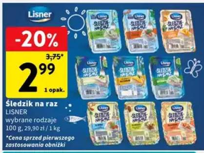 Śledzik na raz Lisner