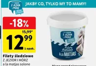 Filety śledziowe a la matjas solone Z Jezior i Mórz
