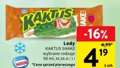 Lody Kaktus Shake Nestlé