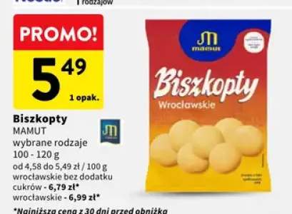Biszkopty Mamut Wrocławskie