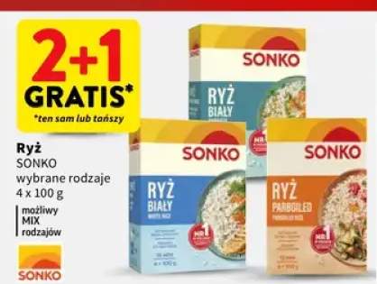 Ryż Sonko wybrane rodzaje