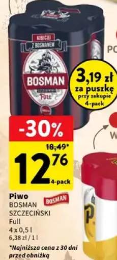 Piwo Bosman Szczeciński Full 4-pack