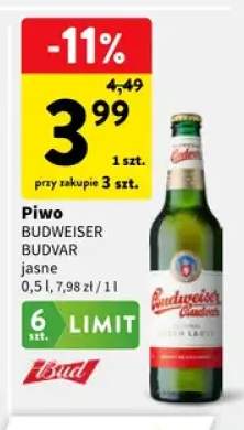 Piwo Budweiser Budvar jasne