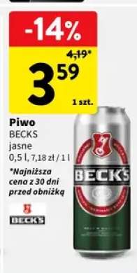 Piwo Becks jasne
