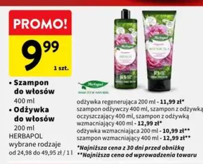 Odżywka do włosów Herbapol wybrane rodzaje