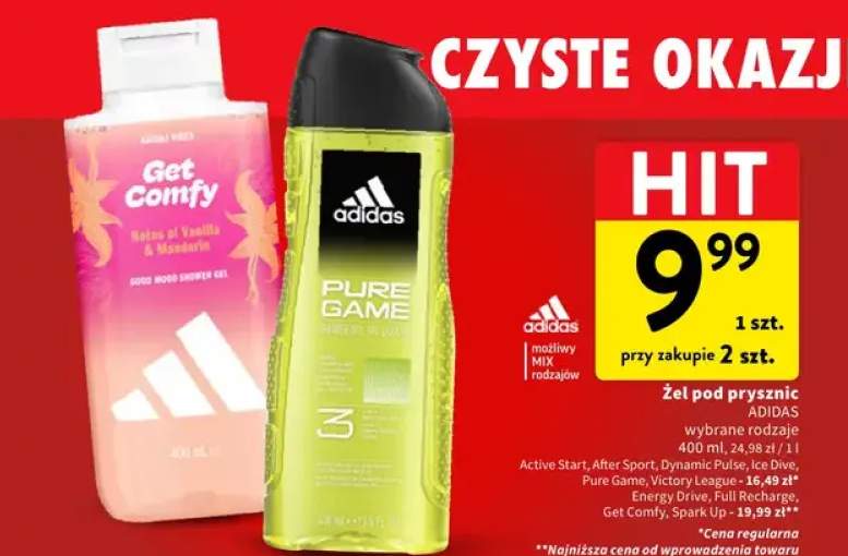 Żel pod prysznic Adidas Get Comfy