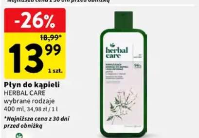 Płyn do kąpieli Herbal Care wybrane rodzaje