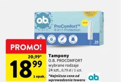 Tampony O.B. ProComfort wybrane rodzaje