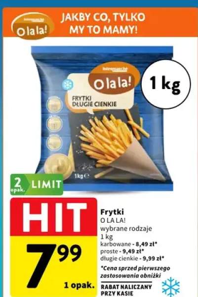 Frytki O La La! długie cienkie
