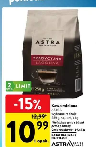 Kawa mielona Astra Tradycyjna Łagodna