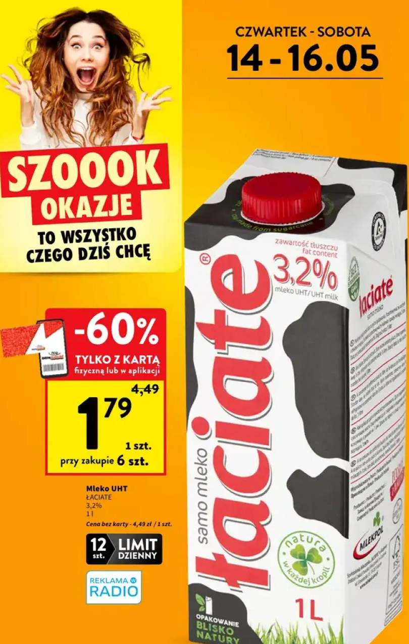 Mleko UHT Łaciate 3,2%