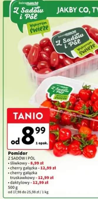 Pomidor cherry gałązka Z Sadów i Pól