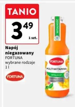 Napój niegazowany Fortuna wybrane rodzaje