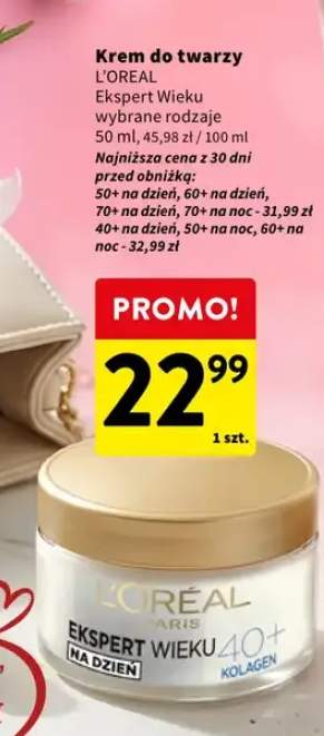 Krem do twarzy L'Oreal Ekspert Wieku 40+ na dzień
