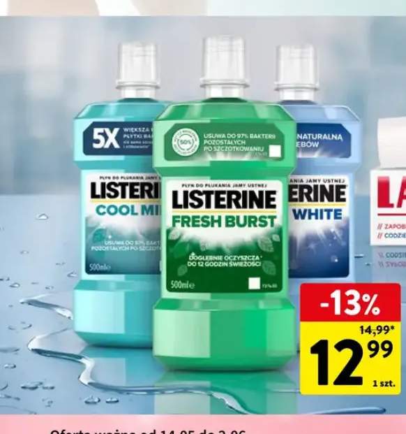 Płyn do płukania jamy ustnej Listerine Fresh Burst
