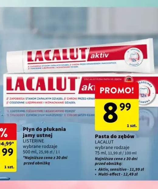 Pasta do zębów Lacalut Aktiv
