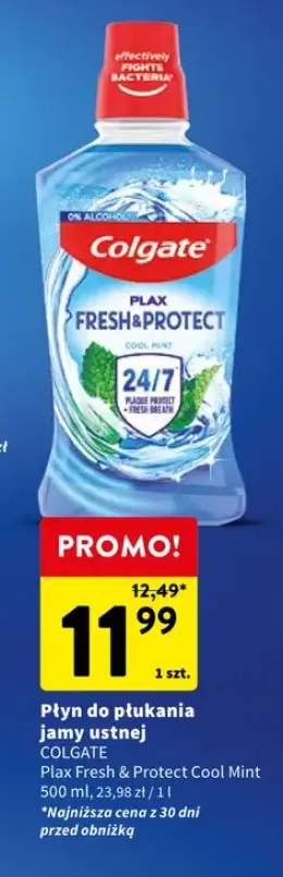 Płyn do płukania jamy ustnej Colgate Plax Fresh & Protect Cool Mint