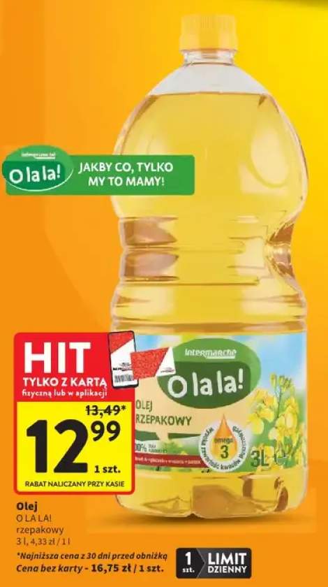 Olej rzepakowy O la la!
