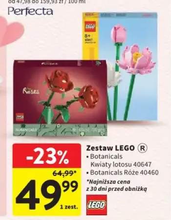 Zestaw LEGO Botanicals Kwiaty lotosu 40647