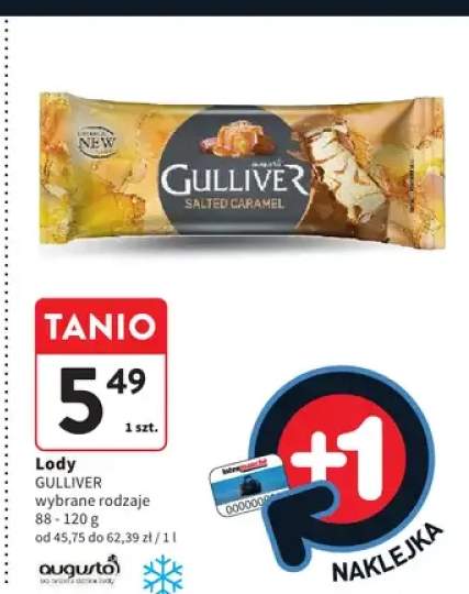 Lody GULLIVER Salted Caramel
