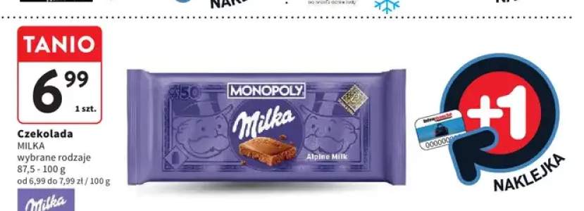 Czekolada MILKA Alpine Milk