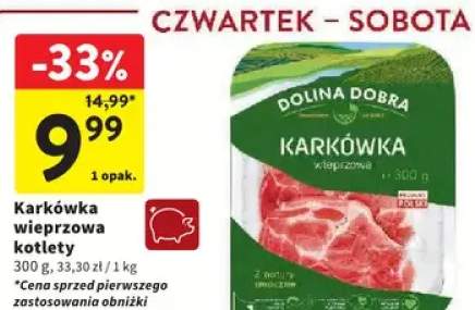 Karkówka wieprzowa kotlety Dolina Dobra
