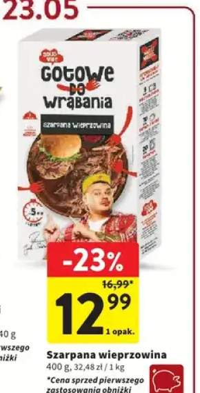 Szarpana wieprzowina Gotowe do Wrąbania