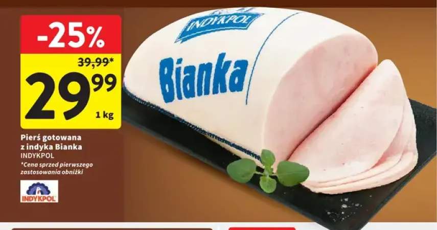 Pierś gotowana z indyka Bianka Indykpol