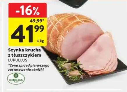 Szynka krucha z tłuszczykiem Lukullus