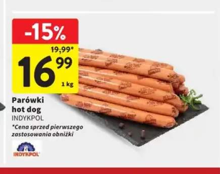 Parówki hot dog Indykpol