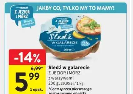 Śledź w galarecie z warzywami Z Jezior i Mórz