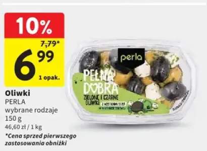 Oliwki zielone i czarne z kostkami sera Pełna Dobra Perla