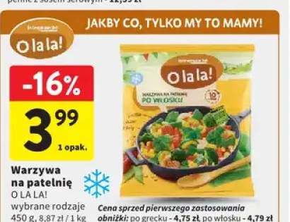 Warzywa na patelnię po włosku O la la!