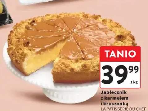 Jabłecznik z karmelem i kruszonką LA PATISSERIE DU CHEF