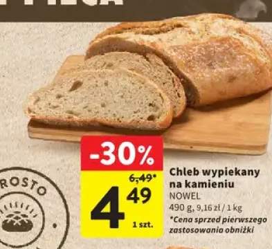 Chleb wypiekany na kamieniu NOWEL