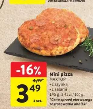 Mini pizza MAXTOP z salami