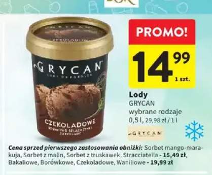 Lody Grycan Czekoladowe