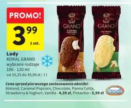 Lody Koral Grand Caramel Popcorn