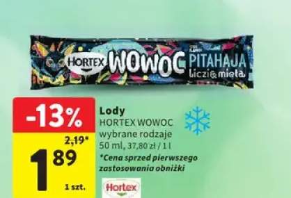 Lody Hortex Wowoc Pitahaja liczi & mięta