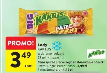Lody Kaktus Patec Sombrero