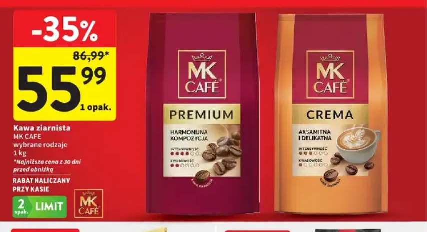 Kawa ziarnista MK Cafe Premium