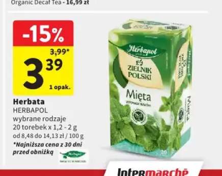 Herbata Herbapol Zielnik Polski Mięta