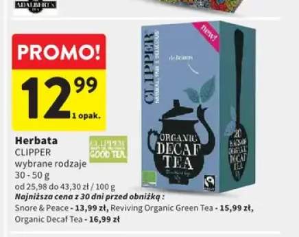 Herbata Clipper Organic Decaf Tea