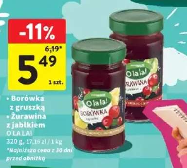 Borówka z gruszką O LA LA!